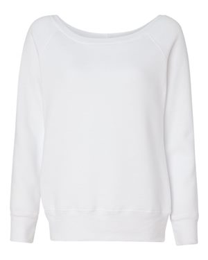 Women's Sponge Fleece Wideneck Sweatshirt