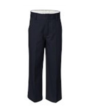 Boys' Flat Front Double Knee Twill Pants
