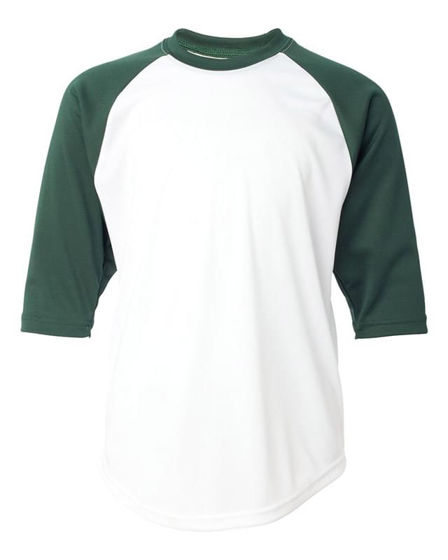 Youth B-Core 3/4 Sleeve Baseball T-Shirt