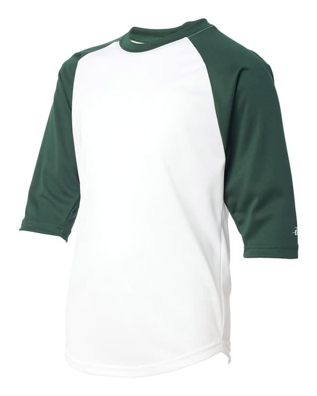 Youth B-Core 3/4 Sleeve Baseball T-Shirt