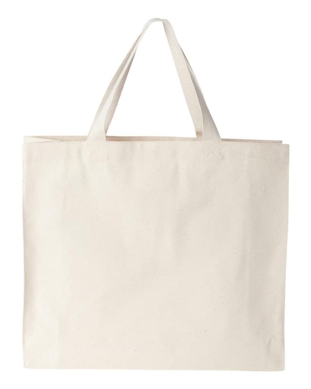 12 Ounce Gusseted Canvas Tote
