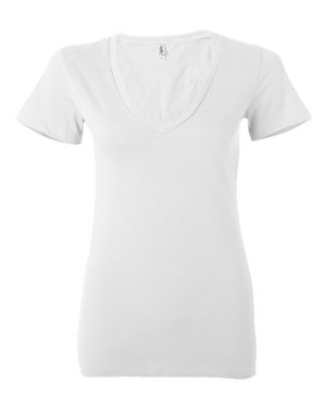 Women's Deep V-Neck Jersey Tee