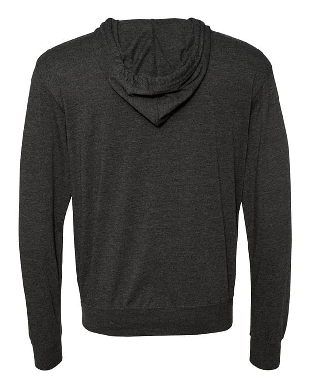 Independent Trading Co.® Custom Lightweight Jersey Full-Zip Hooded T-Shirt