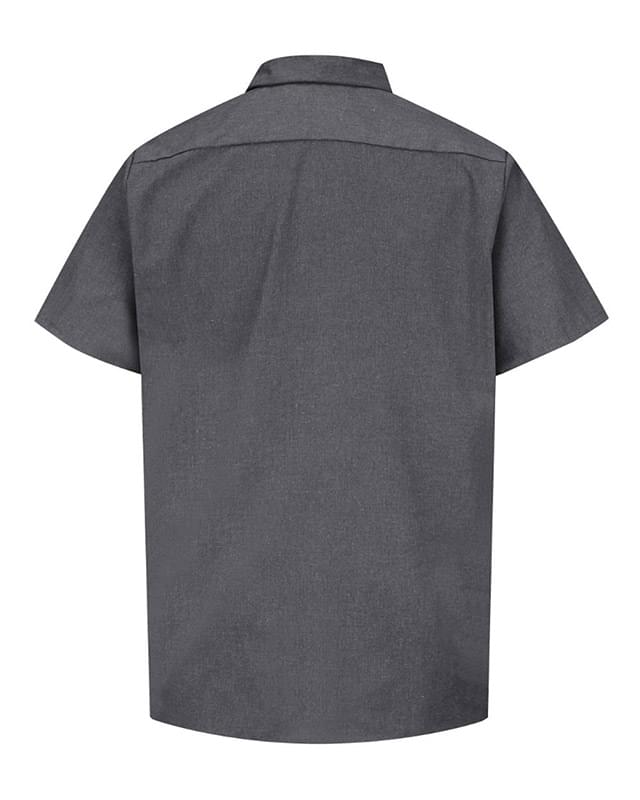 Heathered Poplin Uniform Shirt