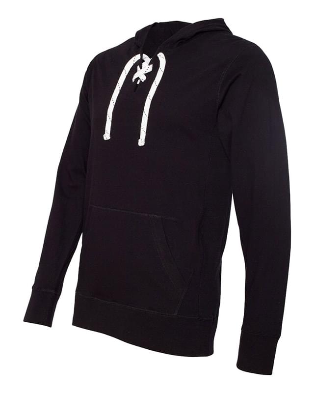 Sport Lace Jersey Hooded Pullover T-Shirt