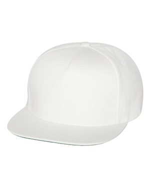 Five-Panel Flat Bill Cap