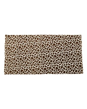 Animal Print Velour Beach Towel