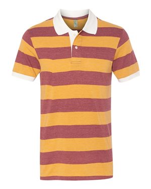 Eco-Jersey Ugly Stripe Short Sleeve Polo