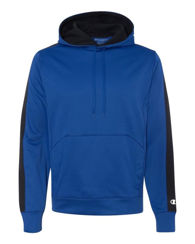 Colorblocked Performance Hooded Pullover Sweatshirt