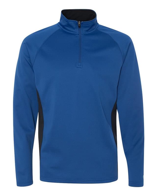 Colorblocked Performance Quarter-Zip Sweatshirt