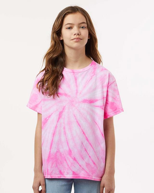 Youth Cyclone Vat-Dyed Pinwheel Short Sleeve T-Shirt