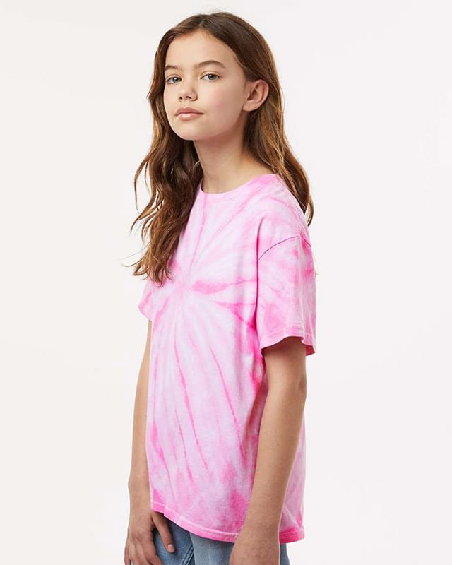 Youth Cyclone Vat-Dyed Pinwheel Short Sleeve T-Shirt