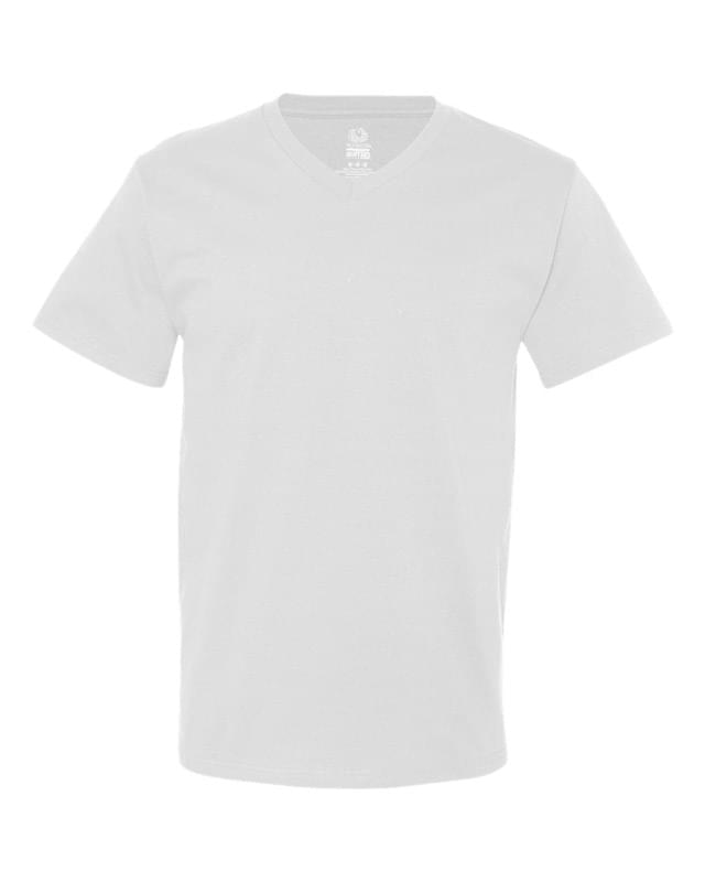 Fruit of the Loom HD Cotton V-Neck T-Shirt