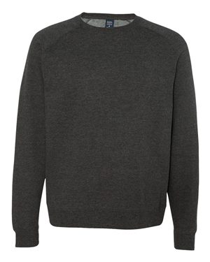 Fitted Raglan Crewneck Sweatshirt