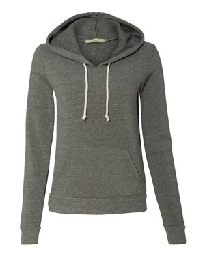 Eco-Fleece Women's Athletics Hooded Pullover