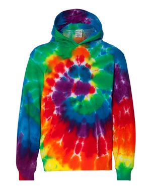 Youth Multi-Color Swirl Hooded Sweatshirt