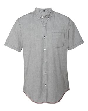 Stretch-Stripe Short Sleeve Shirt