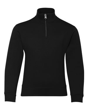 Nublend Youth Quarter-Zip Cadet Collar Sweatshirt