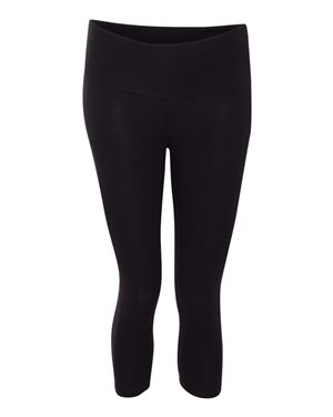 Women's Cotton Spandex Capri Fit Legging