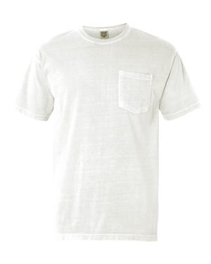 Garment Dyed Heavyweight Ringspun Short Sleeve Shirt with a Pocket