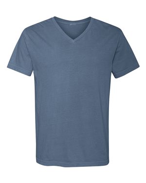 Garment Dyed Ringspun V-Neck T-Shirt