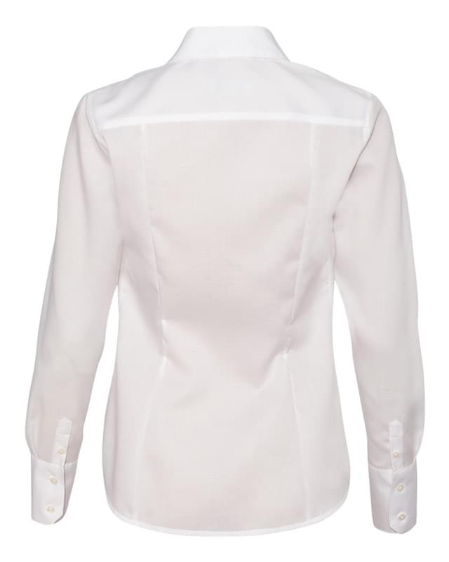 Women's Non-Iron Dobby Pindot Shirt Women's Non-Iron Dobby Pindot Shirt