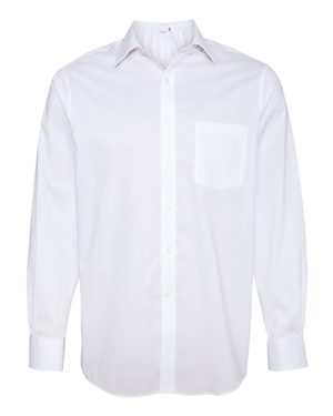Stretch Pinpoint Spread Collar Shirt