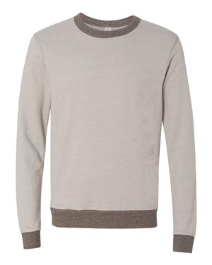 Eco Mock Twist French Terry Contrast Crew