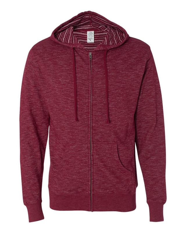 Baja Stripe French Terry Hooded Full-Zip Sweatshirt
