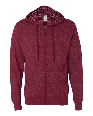 Baja Stripe French Terry Hooded Full-Zip Sweatshirt