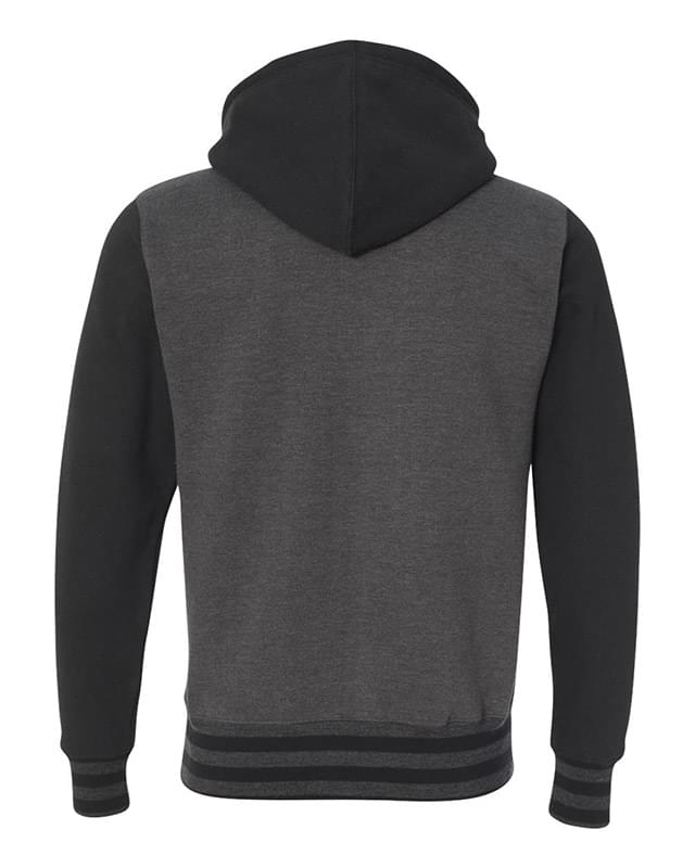 Unisex Varsity Hooded Full-Zip Sweatshirt