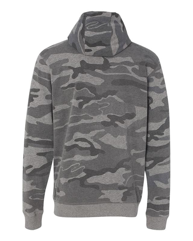 Camo Hooded Full-Zip Sweatshirt