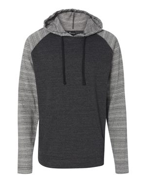 Yarn-Dyed Raglan Hooded Pullover