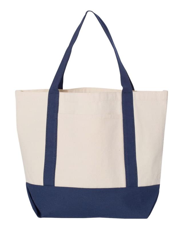 9 Ounce Small Cotton Canvas Boater Tote