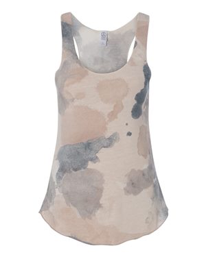 Women's Printed Meegs Eco-Jersey Racer Tank