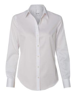 Women's Non-Iron Micro Pincord Long Sleeve Shirt