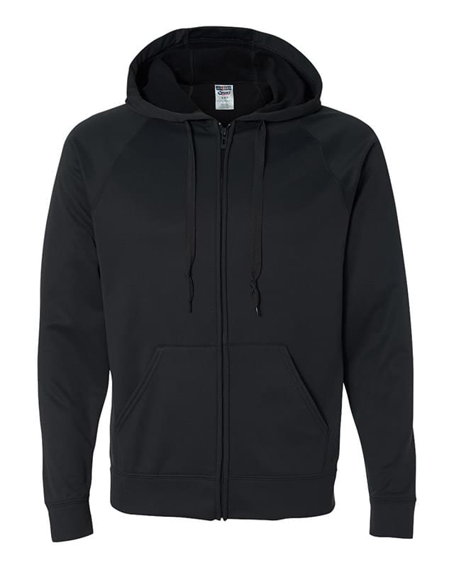 Dri-Power Sport Hooded Full-Zip Sweatshirt