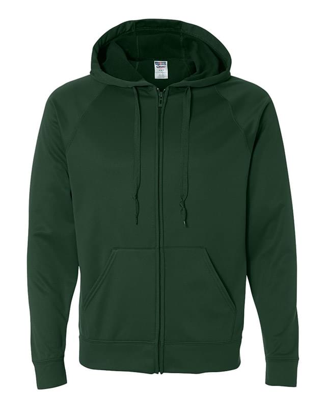 Dri-Power Sport Hooded Full-Zip Sweatshirt