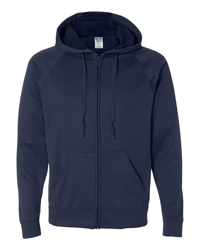 Dri-Power Sport Hooded Full-Zip Sweatshirt