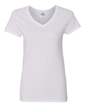 Heavy Cotton Women's V-Neck T-Shirt