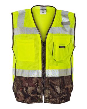 Class 2 Mossy Oak Camo Vest