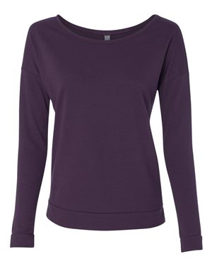 Women's Terry Long Sleeve Scoopneck T-Shirt