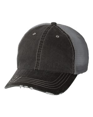 Herringbone Unstructured Trucker Cap