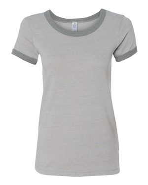 Women's Eco Mock Twist Ideal Ringer Tee