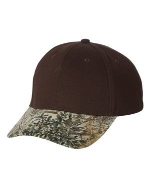 Solid Crown Camouflage Cap