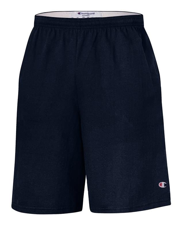 9" Inseam Cotton Jersey Shorts with Pockets