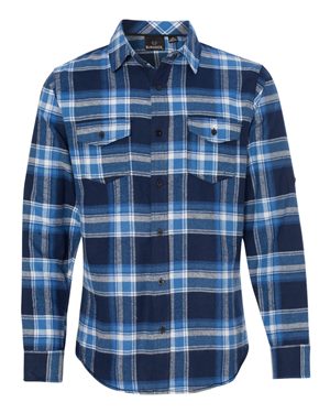 Yarn-Dyed Long Sleeve Flannel Shirt