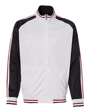 Striped Sleeve Track Jacket