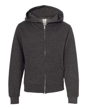 Youth Midweight Hooded Full-Zip Sweatshirt