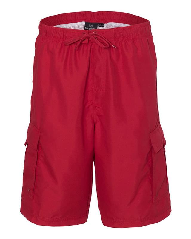 Striped Swim Trunks